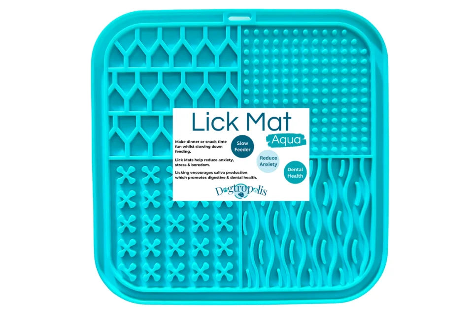 Lick Mat for Dogs - Aqua