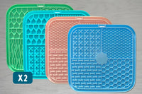 Lick Mat for Dogs Bundle - 2 Pack from Dogtropolis