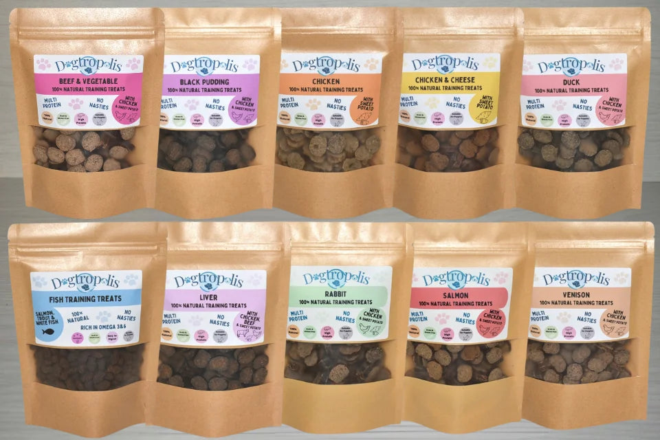 Ultimate 100% Natural Training Treat Bundle from Dogtropolis