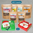 Any 6 100% Natural Training Treats + Festive Box