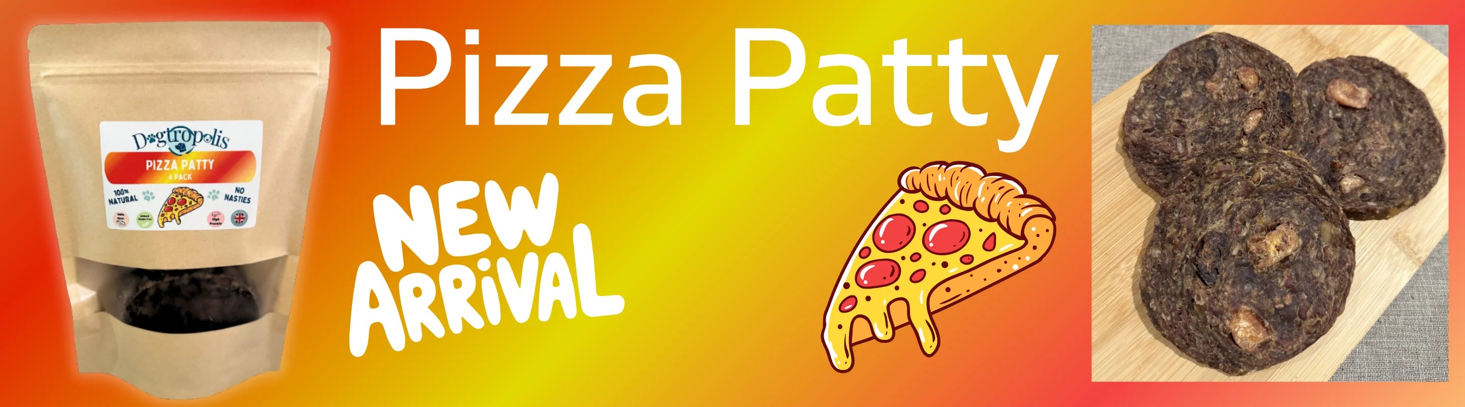 Pizza Patty for Dogs