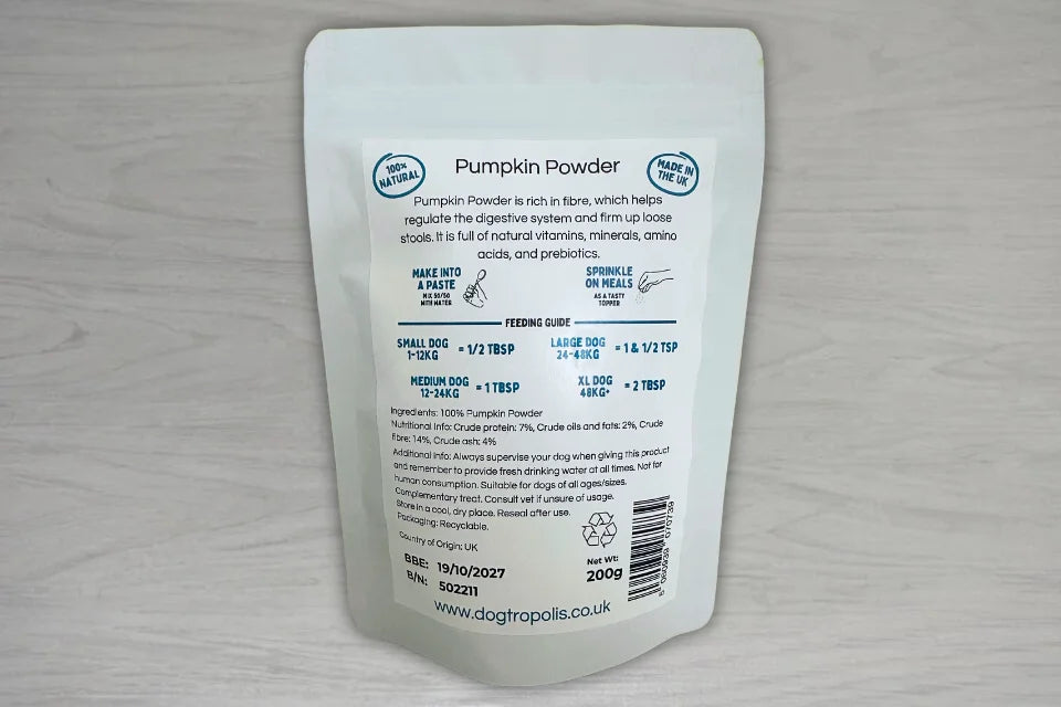Dogtropolis Pumpkin Powder