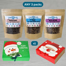 Any 3 100% Pure Training Treats + Festive Box