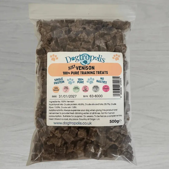 Just Venison | Pure Training Treats | Bulk Pack