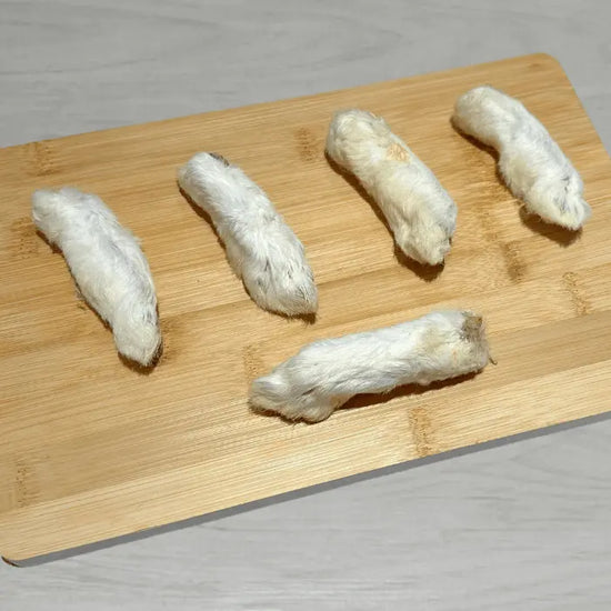 Rabbit Feet with Hair