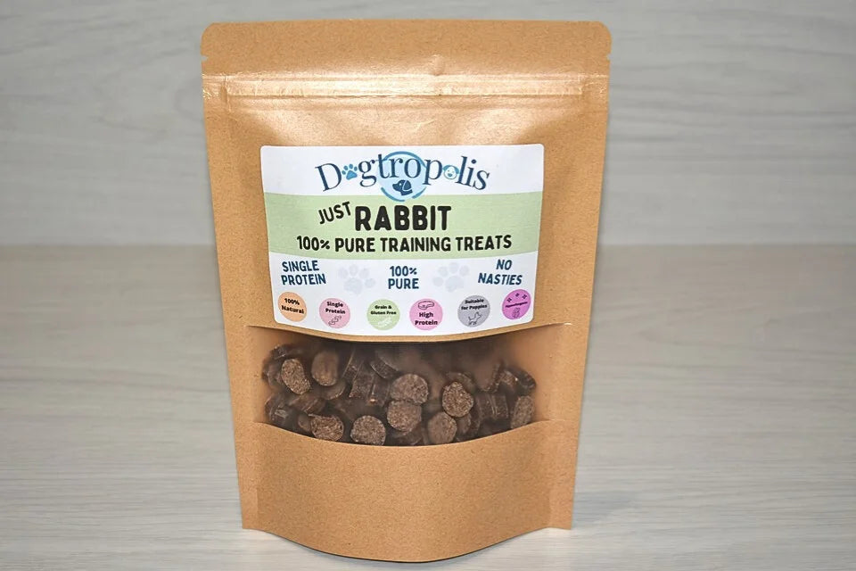 100% Pure Just Rabbit Training Treats for Dogs