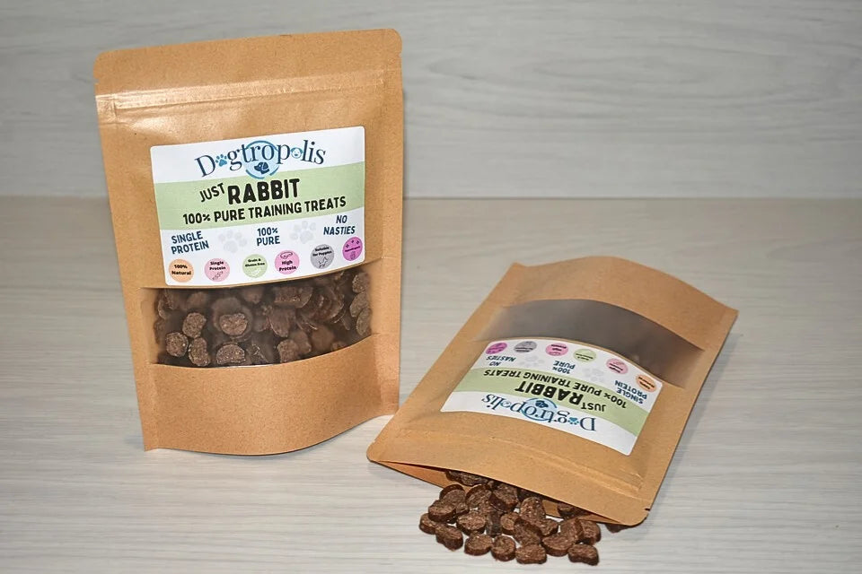 100% Pure Rabbit Training Treats from Dogtropolis