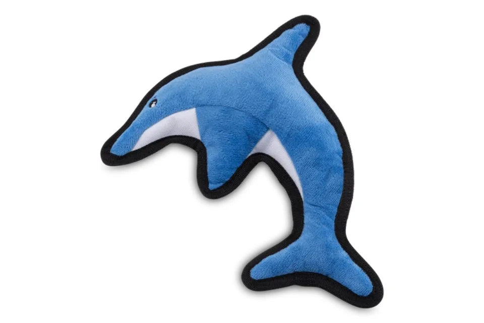 Beco Recycled Rough & Tough Dolphin Dog Toy