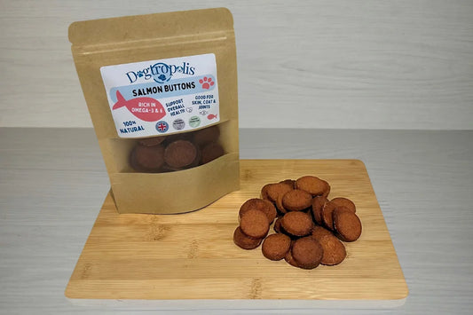 Salmon Buttons for Dogs