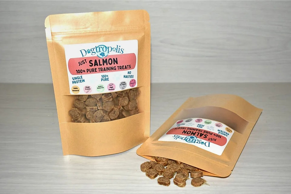 100% Pure Salmon Training Treats from Dogtropolis