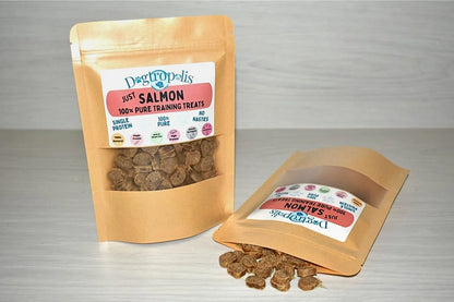 100% Pure Salmon Training Treats from Dogtropolis