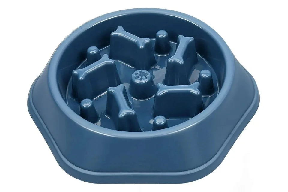 Slow Feeder Bowl in Blue from Dogtropolis
