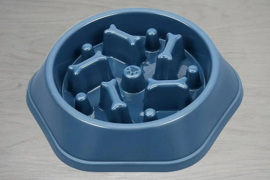 Slow Feeder Bowl in Blue from Dogtropolis