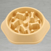 Slow Feeder Bowl - Yellow