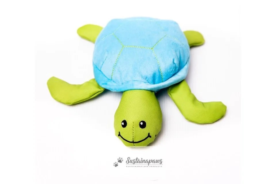 Turtle Eco-Friendly Plush Dog Toy from Sustainapaws
