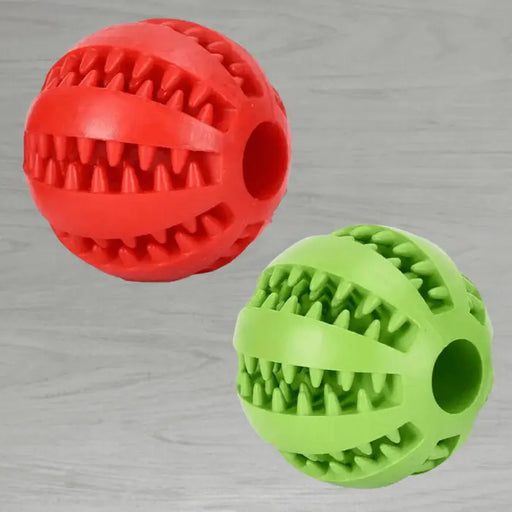 Festive Dog Treat Ball Dispenser Toy
