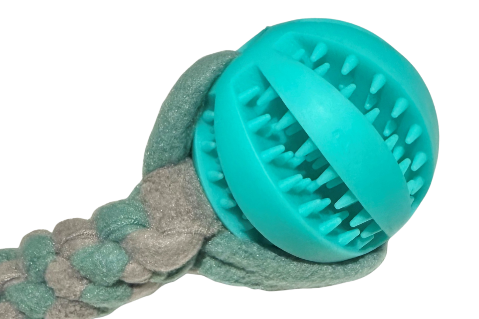 Dogtropolis Fleece Treat Ball for Dogs