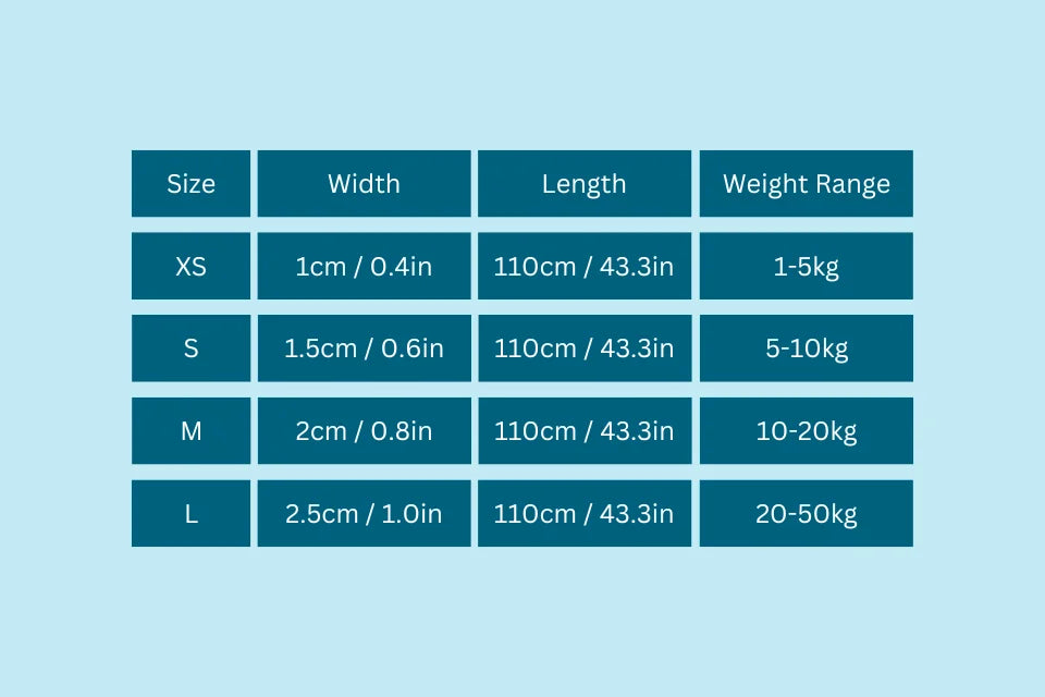 Truelove AirMesh Lead - Size Guide