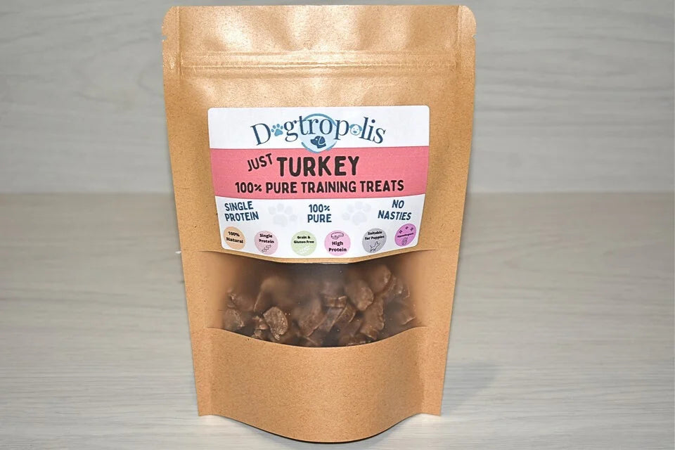 100% Pure Just Turkey Training Treats for Dogs