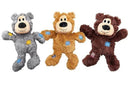 KONG® Wild Knots Bears - Grey, Light Brown, Dark Brown